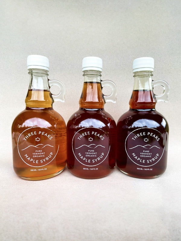 3 Bottle Bundle - 16.9oz ( 3 bottles Organic Vermont Maple Syrup )