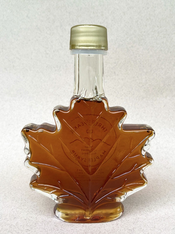 Three Peaks Maple 3.4oz Maple Leaf (Organic Maple Syrup)