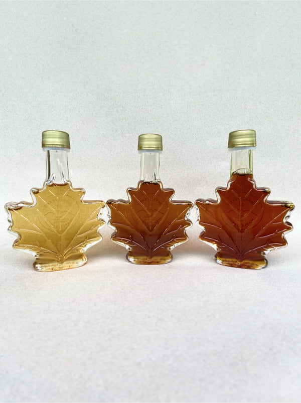 Three Peaks Maple 3.4oz Maple Leaf (Organic Maple Syrup)