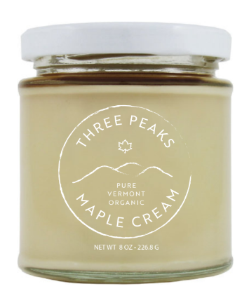 Organic Vermont Maple Cream (8 ounce jars)